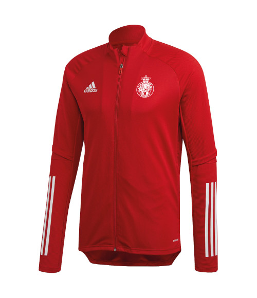 Veste training rouge Adidas