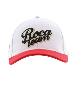 Casquette Baseball  Roca Team blanche et rouge