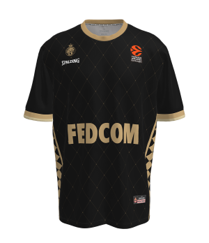 Black EUROLEAGUE 2024/25 training jersey