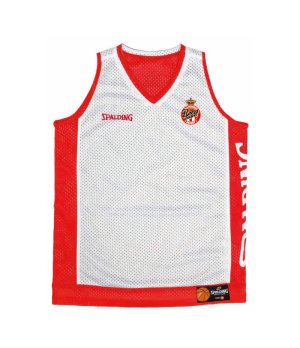 Spalding red/white reversible jersey