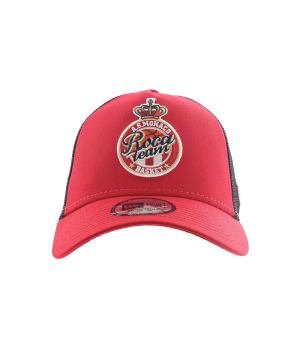 Casquette rouge ROCA TEAM & NEW ERA Core EF TRUCKER