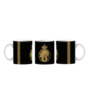 Black jersey mug