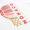 MONACO BASKETBALL white adult T-shirt MONACO BASKETBALL white adult T-shirt