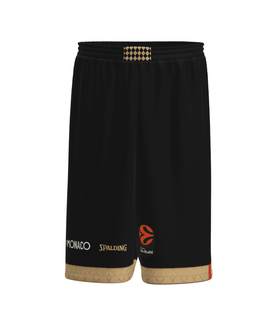 Short AS Monaco Noir 25/26 Original EL