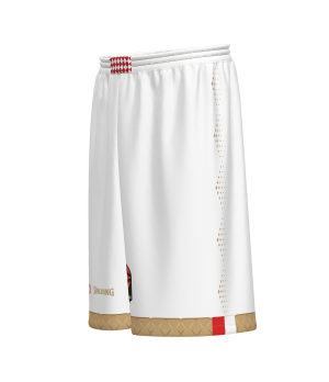 Short AS Monaco Blanc 25/26 Original EL