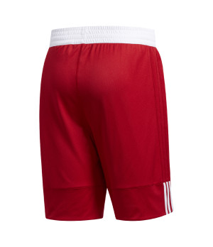 Men's reversible shorts red/white